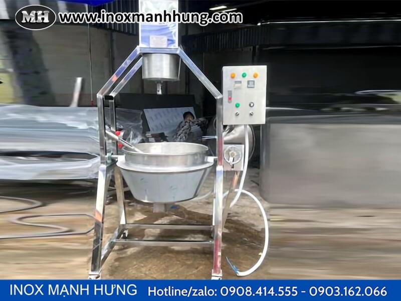 Chảo xào nhân 30l điện và gas 3