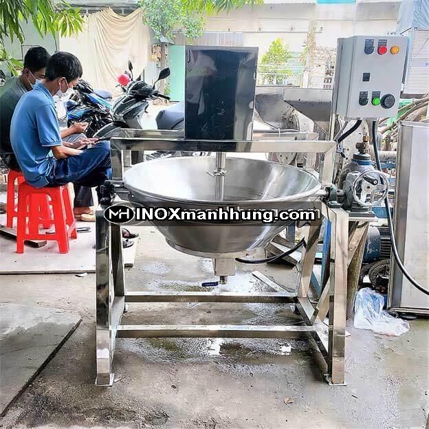 Chảo xào nhân công nghiệp 100l 9