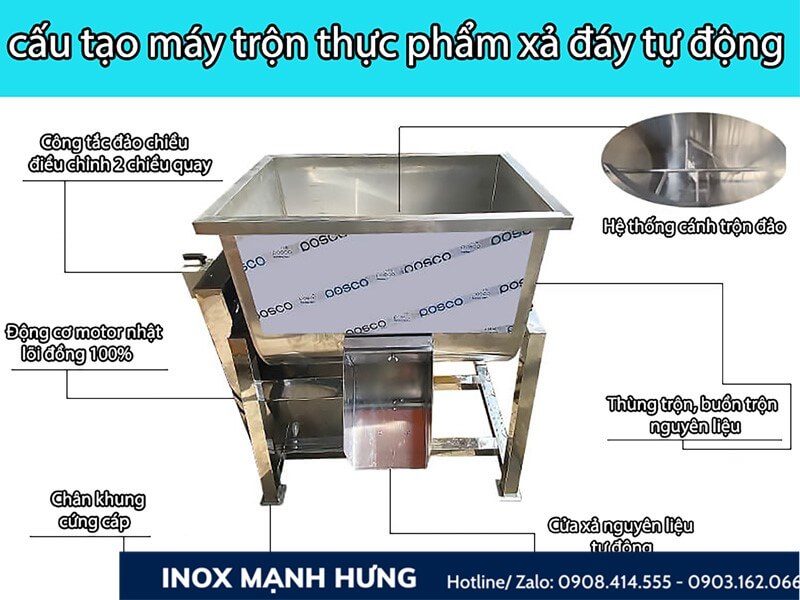 Máy trộn gia vị công nghiệp