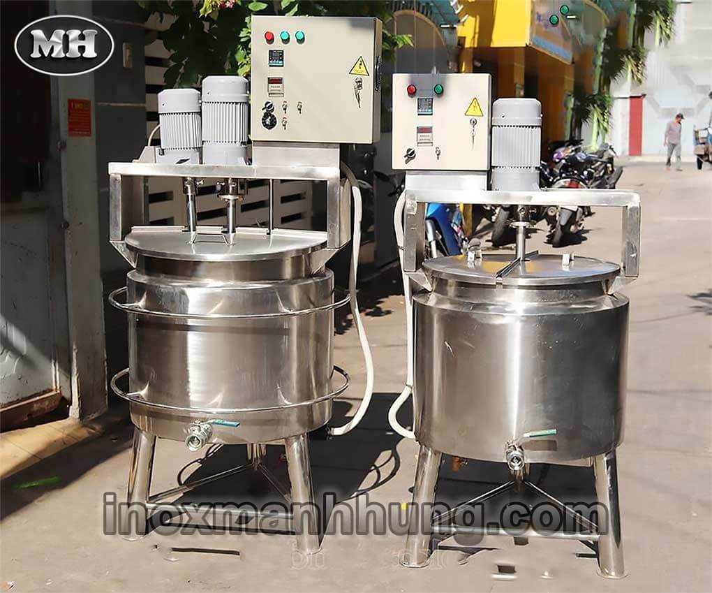 Nồi nấu có cánh khuấy 100l 5