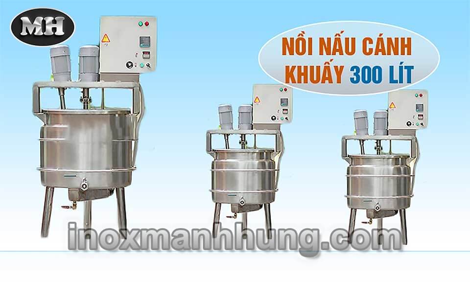 Nồi nấu có cánh khuấy 100l 1