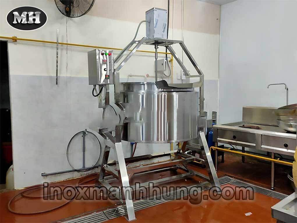 Nồi nấu có cánh khuấy 3 lớp 150l