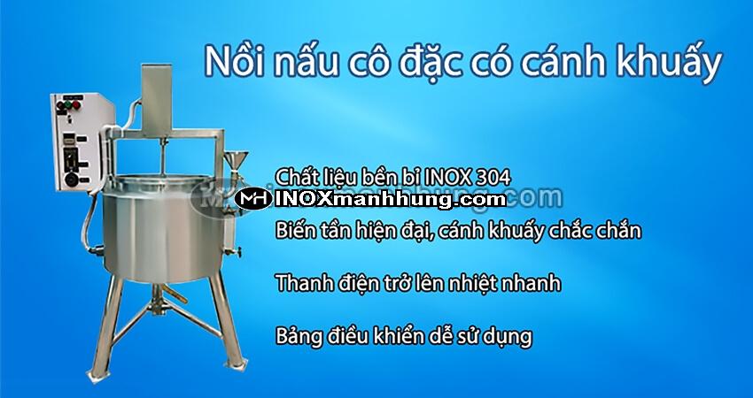 Nồi nấu thực phẩm có cánh khuấy 1