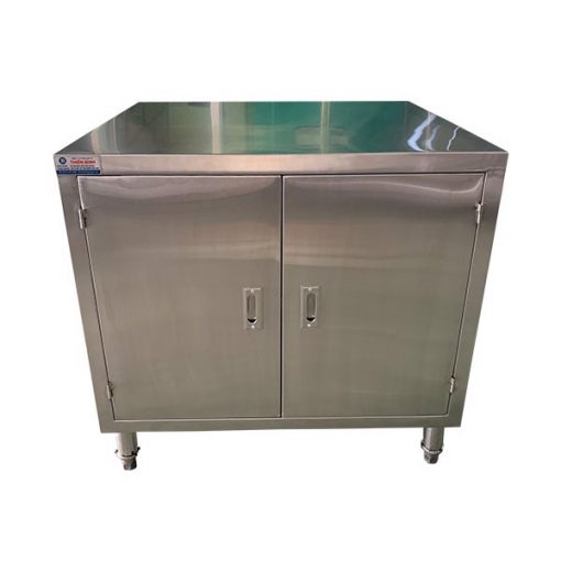 Bàn tủ inox cửa mở 3