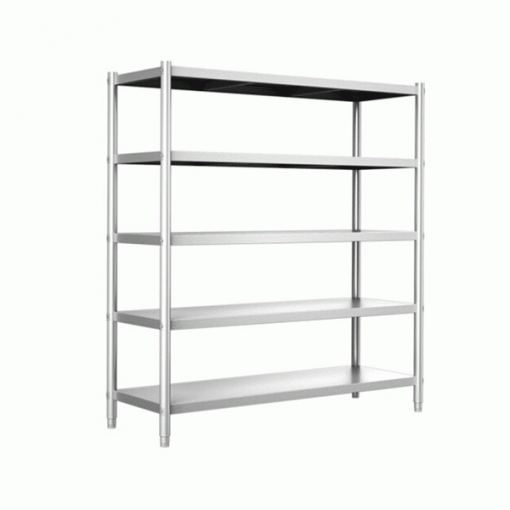 Kệ inox 5 tầng giá phẳng 3