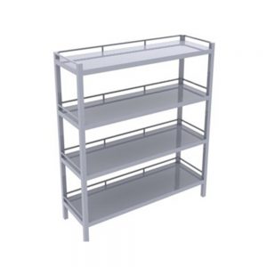 Kệ phẳng 4 tầng inox 304 posco