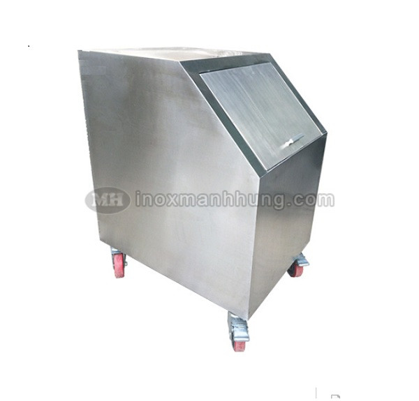 Thùng đá mặt vát inox